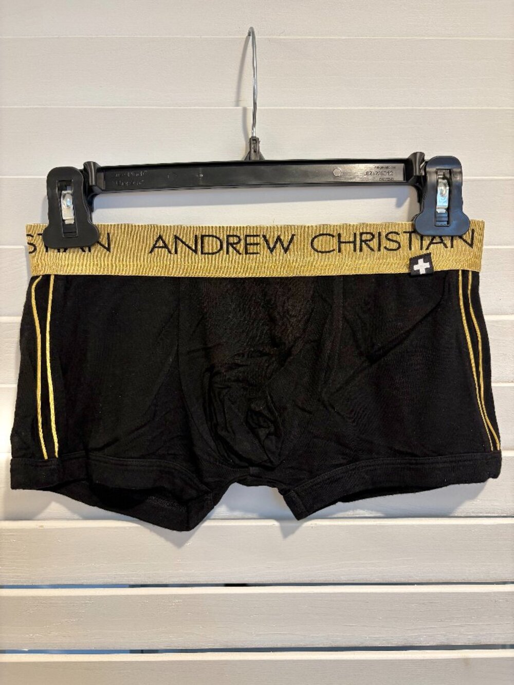 Andrew Christian Trunk - Black/Gold